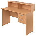 Стол для выдачи книг с тумбой (бук, 1200х600х900 мм)