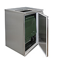 Шкаф холодильный для сбора отходов SIMECO Тропик, 1100Х900Х1300 мм, AISI 304, 1 дверь