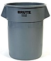 Контейнер круглый RUBBERMAID BRUTE 121 л серый, FG263200GRAY