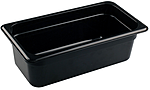 <b>Гастроемкость</b> RESTOLA GN1/3х100, полипропилен черный 325х176х100 мм, 422101113