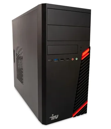 Компьютер iRU Home 310H5SE, Intel Core i5 10400, DDR4 8ГБ, 1ТБ(SSD), Intel UHD Graphics 630, Free DOS, черный [1995676]