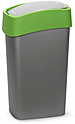 Корзина для мусора с откидной крышкой CURVER FLIP BIN 50L зеленый, 195022