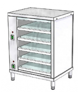 Шкаф для пиццы сквозной ROBOLABS VT-056/047-5DE