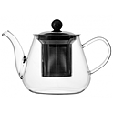 Чайник заварочный 400мл с фильтром стеклянный, кт1969