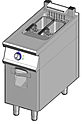 <b>Фритюрница</b> электрическая GICO 8FG9N704A на подставке