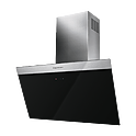 Вытяжка KUPPERSBUSCH DW 8500.1 S, черное стекло и нержавеющая сталь