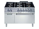 Плита шетиконфорочная газовая ELECTROLUX E7GCGL6C20 с газовым жарочным шкафом и шкафом для хранеия 700 серии, 371006