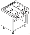 Плита 4-конфорочная электрическая серии 900 KOVINASTROJ ESK-T49/P, 55882
