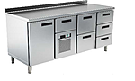 Стол холодильный БСВ TRG 111 без борта и столешницы + ящик над агрегатом