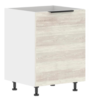 Шкаф напольный под мойку Corsica (сосна эдмонт/белый, 600х560х820 мм)