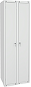 Шкаф гардеробный МЕТАЛСИТИ ШР-22(800) разобранный серый