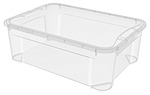 Ящик универсальный RESTOLA КРИСТАЛЛ М 555х390х190 мм, 31 литр, прозрачный, 431265901