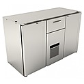 Стол низкотемпературный барный БСВ BTRN 1270 (700 мм, дверь, моноблок, ящик над моноблоком, 2 ящика)