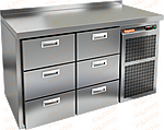 Стол холодильный HICOLD GN 33 BR2 TN