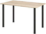 Стол обеденный МДС (дуб сонома/черный, 1200х700х760 мм)