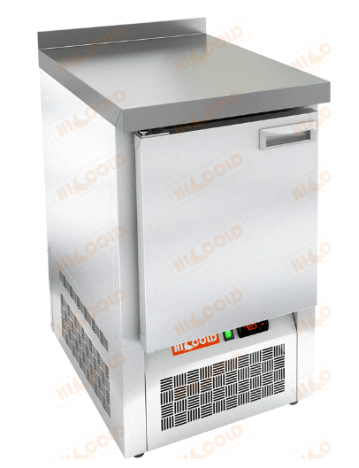 Стол морозильный с полимерным покрытием (RAL 7004) HICOLD GNE 1/BT W O без борта