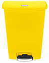 Контейнер с фронтальной педалью <b>Step-on </b>RUBBERMAID Slim Jim 90 л желтый, 1883579
