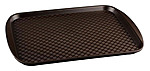 Поднос RESTOLA 450х350 мм коричневый, 422108814