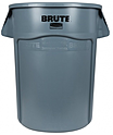 Контейнер с вентиляционным каналом RUBBERMAID BRUTE  166.5 л серый, FG264360GRAY