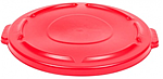 Крышка с защелкой для модели 2632 контейнера BRUTE 121 л RUBBERMAID красная, FG263100RED