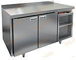 Стол холодильный HICOLD BN 11/TN + задняя стенка из нержавеющей стали