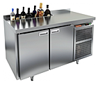Стол холодильный HICOLD GN 22/HT V с ванной для льда под бутылки