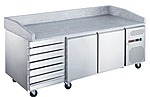 Стол холодильный для пиццы TATRA TPZEN2D7 STB камень