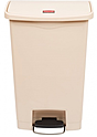 Контейнер с фронтальной педалью <b>Step-on </b>RUBBERMAID Slim Jim 50 л бежевый, 1883458
