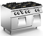 Плита газовая шестиконфорочная с духовкой и нейтральным шкафом MARENO NC7FG12G44, CR0598100