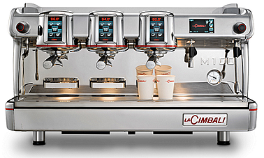 Кофемашина LA CIMBALI M100HD DT3 Turbosteam Milk4 white + Tall cup 380V