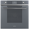 Шкаф духовой SMEG HOME SF6100VS1 60 см, 6 функций, серебристое стекло Stopsol