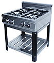 Плита газовая четырехконфорочная GRILL MASTER Ф4ПГ/800 на подставке