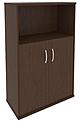 Шкаф для документов Riva полузакрытый (венге цаво, 770х365х1215 мм)