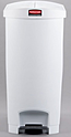 Контейнер с торцевой педалью <b>Step-on </b>RUBBERMAID Slim Jim 90 л белый, 1883562