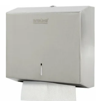 Диспенсер для бумажных полотенец ЛАЙМА PROFESSIONAL ECONOMY Interfold, нержавеющая сталь, матовый