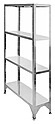 Стеллаж H-ESSEN Т-1,8*14*6/4 нерж