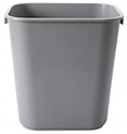 Корзина прямоугольная 12,9 л RUBBERMAID серая, FG295500GRAY