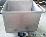 Тележка чан для фарша ПОЛИПРОМ ТЧ-200 200л (AISI 430)