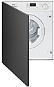 Машина стиральная встраиваемая SMEG HOME LSTA127 с сушкой, 60см, белая