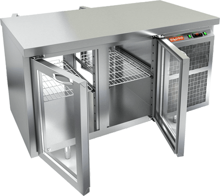 Стол холодильный HICOLD GNG T 11 HT + колеса