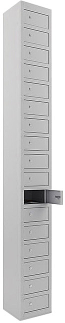 Шкаф для мобильных телефонов МЕТАЛСИТИ PN-17 на 17 ячеек
