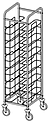 Тележка для подносов METALCARRELLI, 1472 U