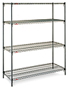 Стеллаж 5 проволочных полок METRO 5 х 1442NK3 + 4 х 74PK3 1066х355х1895 мм