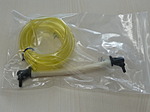 Шланг дозатора моющего средства со штуцерами, Tube for electric detergent dispenser with yellow pipe, Krupps - 1217K
