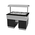Прилавок тепловой под GN GASTROLUX Stone Island ТМ-1610/4GN/SI, 1625х1000х900/1400
