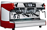 <b>Кофемашина</b>-полуавтомат NUOVA SIMONELLI 2 группы (выс.), мультибойлерная, красная, 380V, подогреватель чашек, 111696
