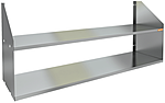 Полка нержавеющая настенная двойная HICOLD НПД-14/3