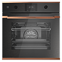Шкаф духовой KUPPERSBUSCH BP 6350.0 GPH 7, графитовое стекло, Copper