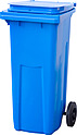 Контейнер мусорный ТАРА.РУ 120 литров, синий, МКТ 120