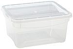 Ящик универсальный RESTOLA 2 литра 190x157x90 мм прозрачный, 431249101